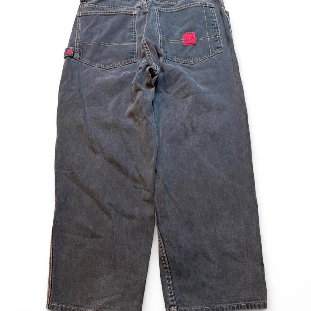 Vintage U.S. Polo Assn. black Y2K punk grunge jeans actual fit 35x28